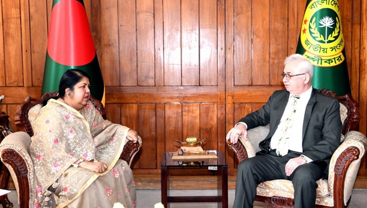 স্পিকারের সঙ্গে রাশিয়ার রাষ্ট্রদূতের সাক্ষাৎ