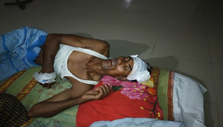 গাংনীতে জমি জায়গার সংক্রান্ত জেরে পিটিয়ে আহত