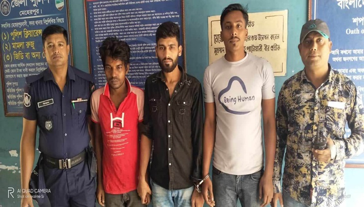 মেহেরপুরে সাজাপ্রাপ্ত দুই আসামি সহ আটক-৩