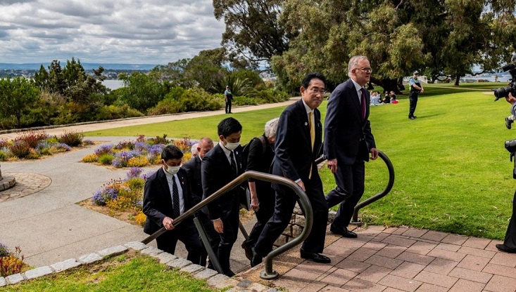 অস্ট্রেলিয়ার সঙ্গে নিরাপত্তা সম্পর্ক জোরদার করবে জাপান