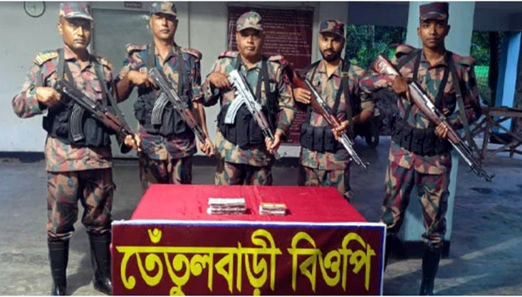 গাংনী সীমান্তে বিজিবির অভিযানে ৫ লাখ ৮৮ হাজার টাকার ভারতীয় ওষুধ উদ্ধার