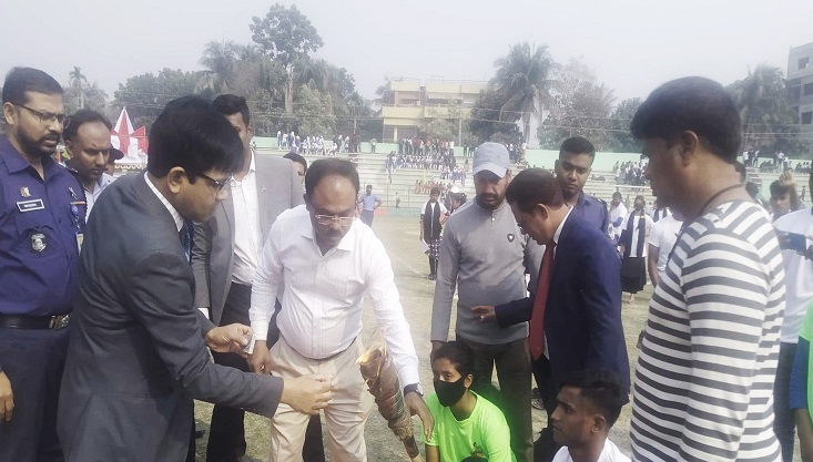 মেহেরপুরে শেখ কামাল অ্যাথলেটিকস প্রতিযোগিতার উদ্বোধন