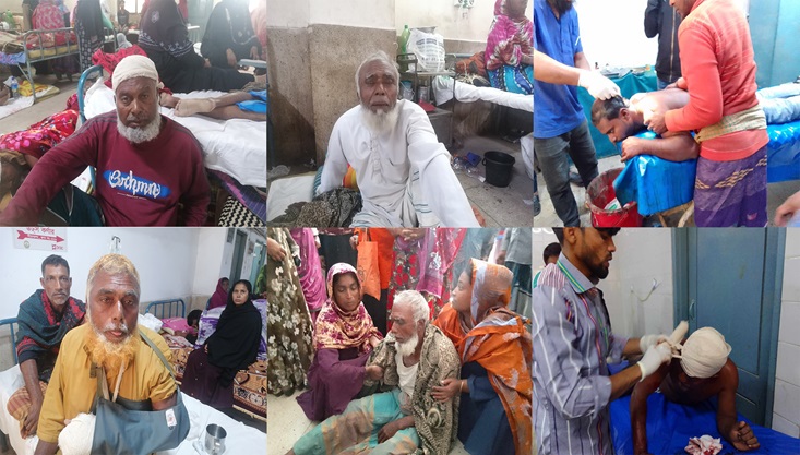 মেহেরপুরে জমি দখলকে কেন্দ্র করে দু’পক্ষের সংঘর্ষ-উভয় পক্ষের আহত-৯