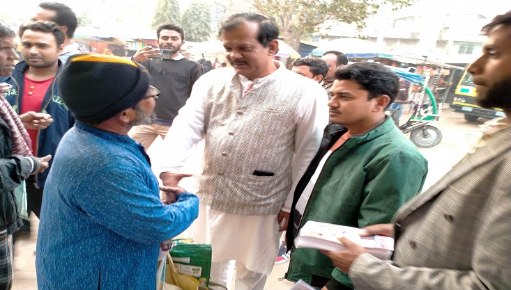 গাংনীতে ডা.সাগরের গণসংযোগ