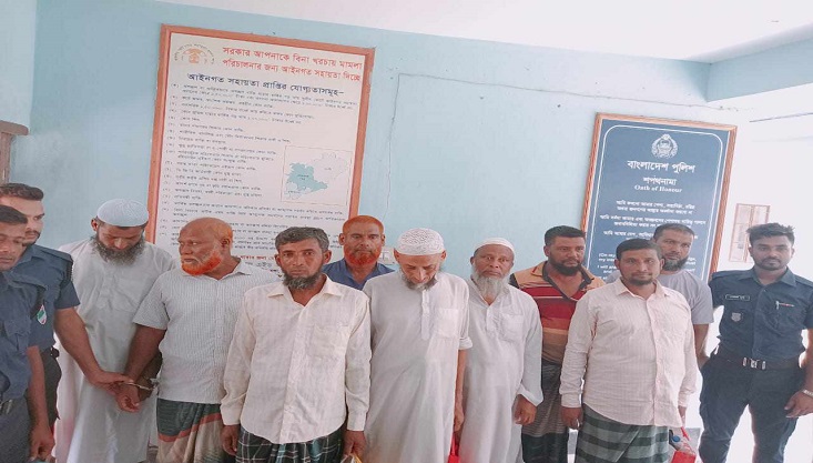 মেহেরপুরে জামায়াতের ৯ কর্মী গ্রেপ্তার
