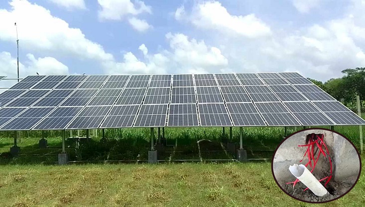 মেহেরপুরে সোলার প্যানেলের তার চুরি- সেচ নিয়ে বিপাকে কৃষক