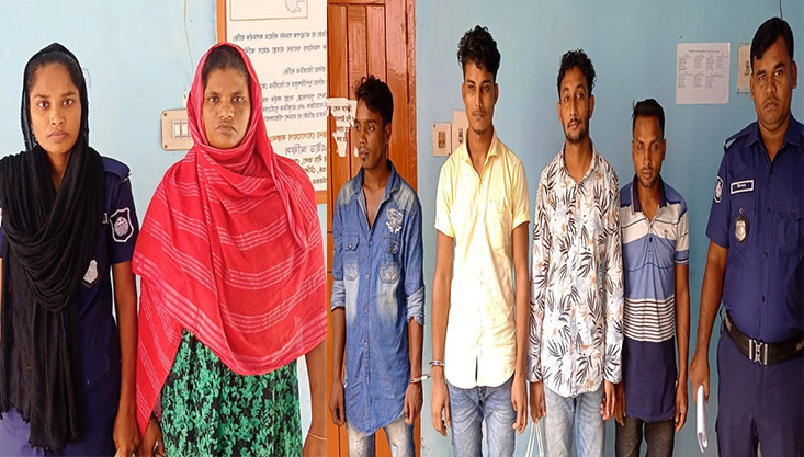 গাংনীতে নারীসহ ৫ মাদক পাচারকারী আটক