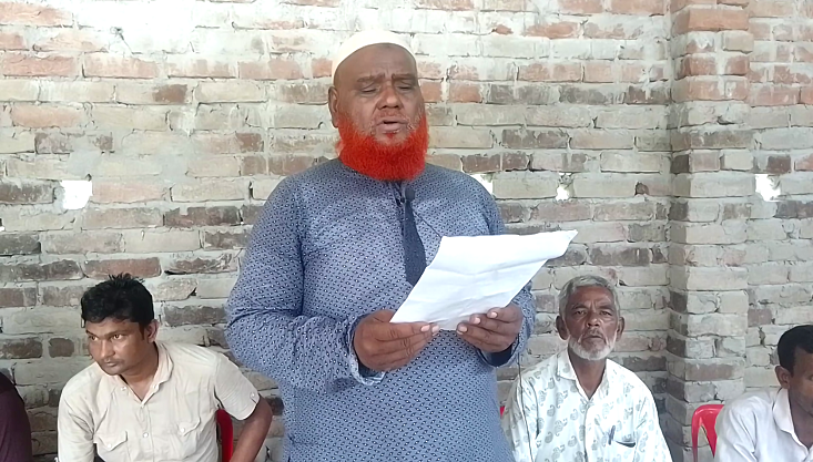 মুজিবনগরে দোকান ভাংচুর ও গাছ লুটের ঘটনায় সংবাদ সম্মেলন