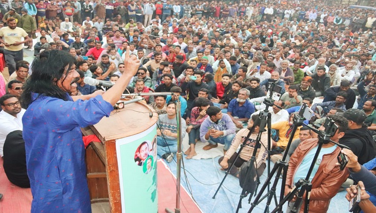 মেহেরপুরে বিএনপির সমাবেশে মাসুদ অরুণ