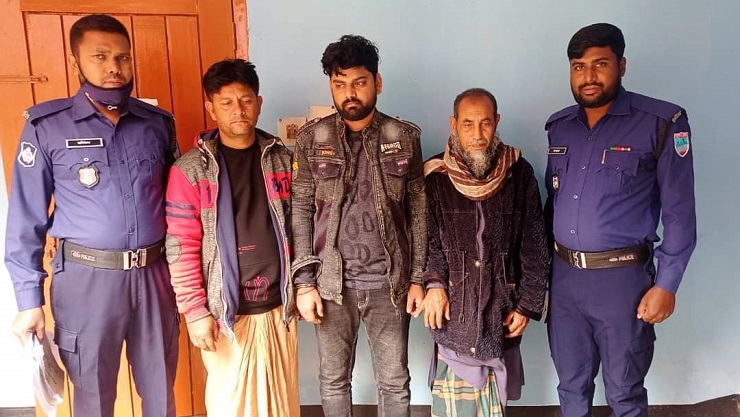 গাংনীতে তিন আসামী গ্রেফতার