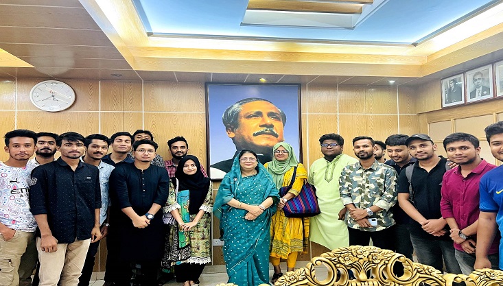 চট্টগ্রাম বিশ্ববিদ্যালয়ের উপাচার্যের সাথে মতবিনিময়