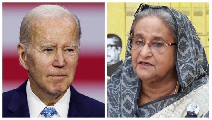 বাইডেনের কাছে শোক প্রকাশ করে প্রধানমন্ত্রীর চিঠি