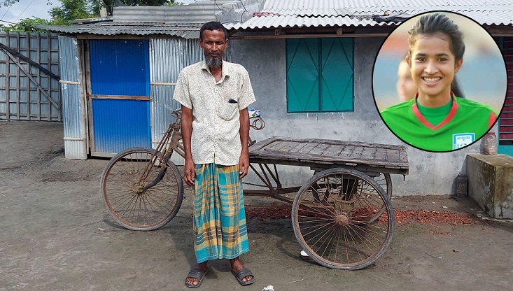 সাফজয়ী মাসুরার বাবাকে উপহার দেওয়া ভ্যানটি নিয়ে গেল চোর