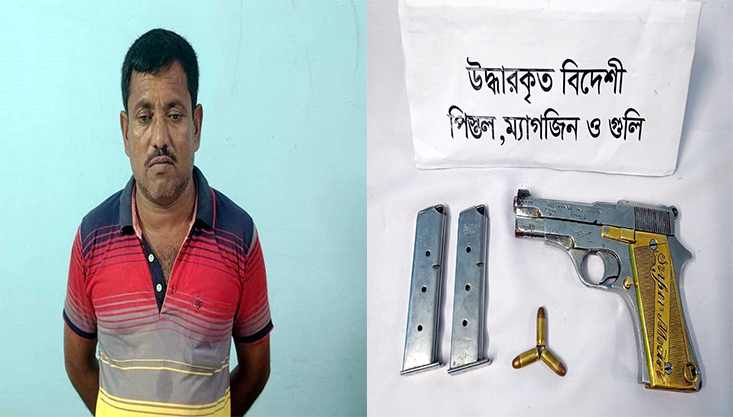 গাংনীতে যৌথবাহিনীর অভিযানে আগ্নেয়াস্ত্রসহ সাবেক বিএনপি নেতা আটক