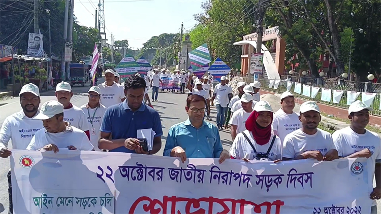 মেহেরপুরে জাতীয় নিরাপদ সড়ক দিবস পালিত