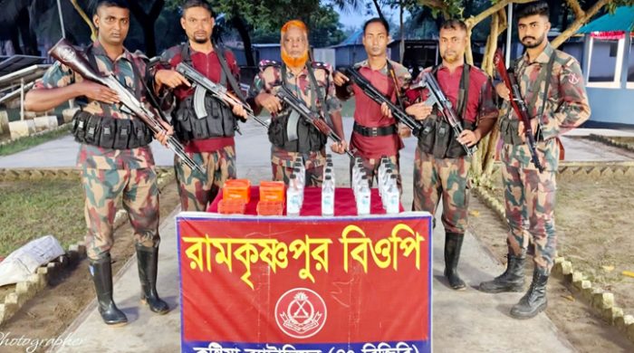 মেহেরপুর বিজিবির পৃথক অভিযানে ভারতীয় মাদকদ্রব্য উদ্ধার