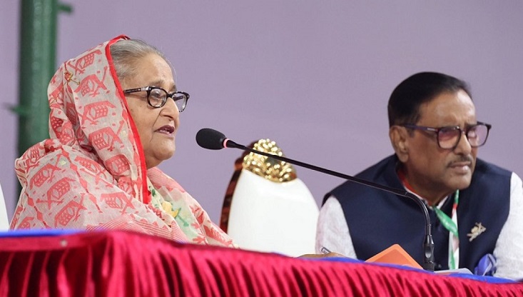 দশম বারের মতো সভাপতি শেখ হাসিনা, সম্পাদক ওবায়দুল কাদের