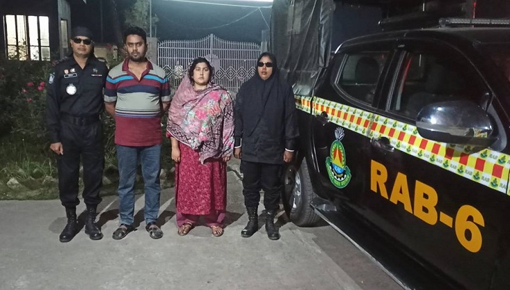 ঝিনাইদহে ওয়ারেন্টভুক্ত পলাতক আসামী গ্রেফতার