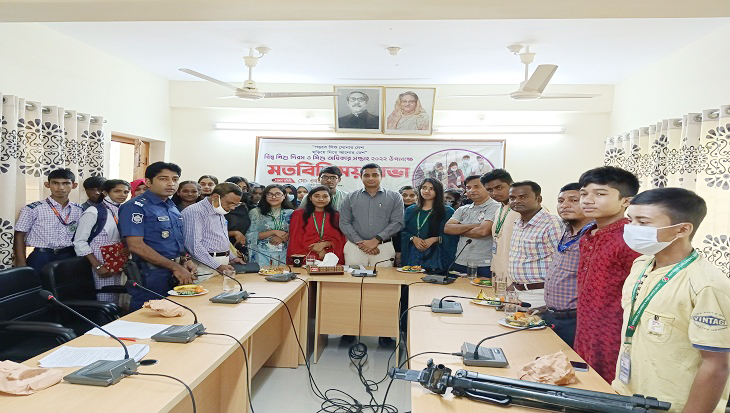 মেহেরপুরে উপজেলা প্রশাসনের সাথে এনসিটিএফ শিশুদের মতবিনিময় সভা