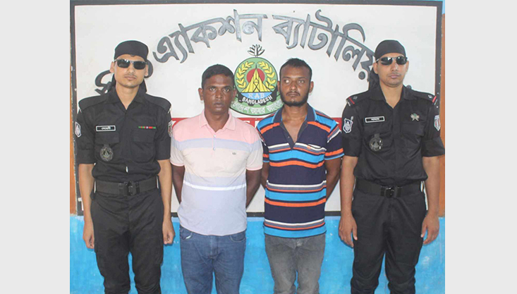 গাংনীতে ফেনসিডিলসহ ২জন আটক