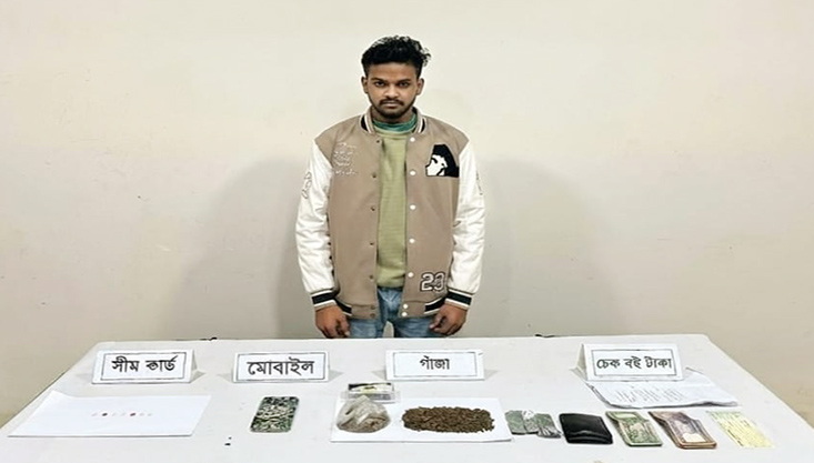 গাংনীতে গাঁজা ও চাঁদাবাজির টাকা সহ পৌর ছাত্রদল নেতা আটক