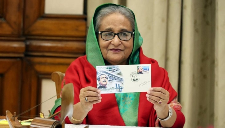 বিজয় দিবসে ডাকটিকিট অবমুক্ত করলেন প্রধানমন্ত্রী