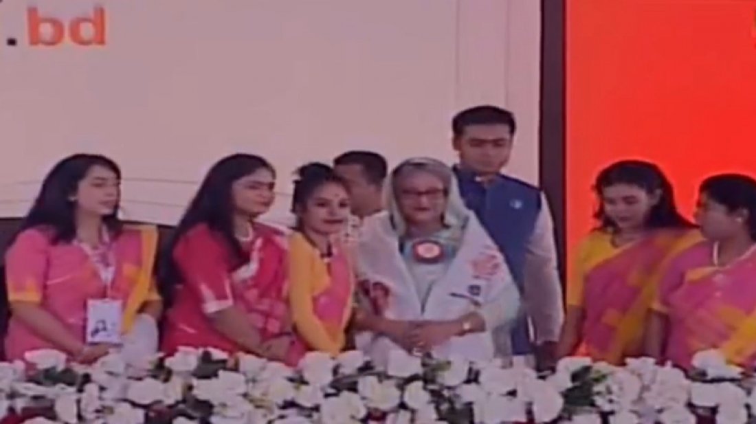 ছাত্রলীগের ৩০তম সম্মেলন উদ্বোধন করলেন শেখ হাসিনা