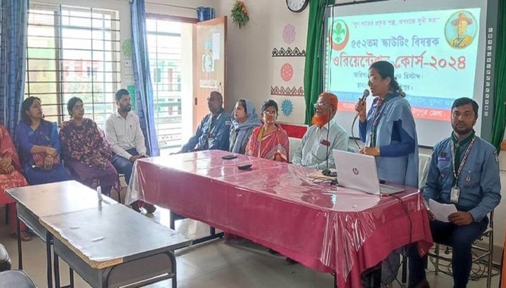মেহেরপুরে স্কাউটিং ওরিয়েন্টেশন কোর্স অনুষ্ঠিত