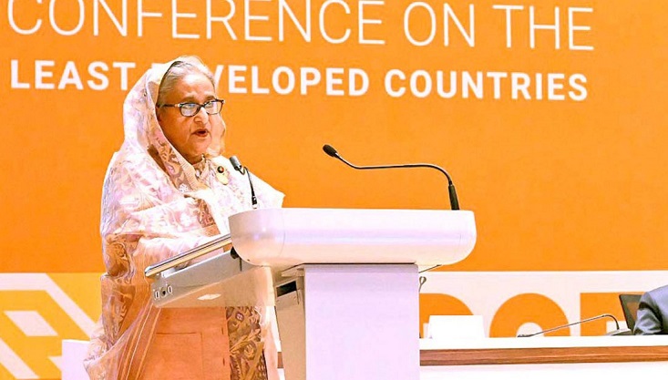 স্বল্পোন্নত দেশগুলোর জন্য বৈশ্বিক অংশীদারত্ব অর্থবহ হতে হবে: প্রধানমন্