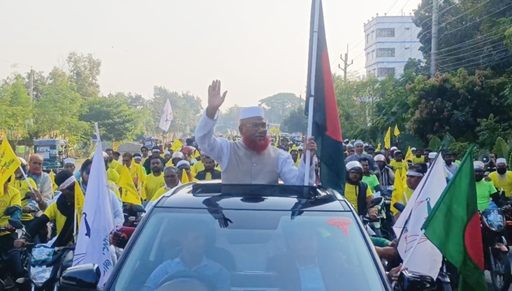 মেহেরপুরে জামায়াতের নির্বাচনী মোটরসাইকেল শোভাযাত্রা অনুষ্ঠিত