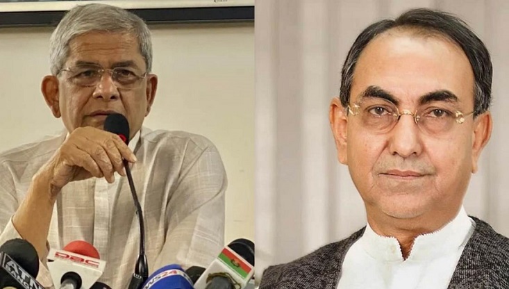মির্জা ফখরুল ও মির্জা আব্বাসকে আটকের অভিযোগ