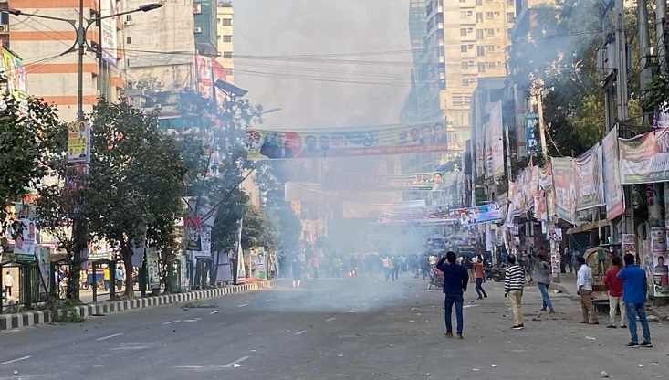 নয়াপল্টনে বিএনপি-পুলিশ সংঘর্ষে নিহত ১