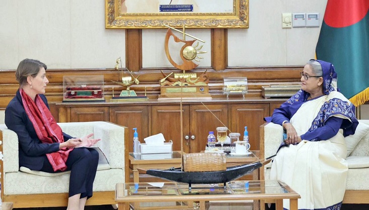 রোহিঙ্গাদের ভাসানচরে স্থানান্তরে জাতিসংঘের সহায়তা চাইলেন প্রধানমন্ত্রী