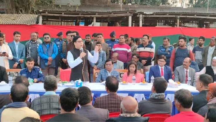 কেদারগঞ্জে হাট মার্কেটের উদ্বোধন