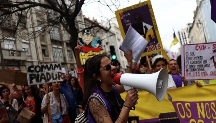 মুদ্রাস্ফীতিতে নাকাল পর্তুগাল, রাজধানী লিসবনে বিক্ষোভ