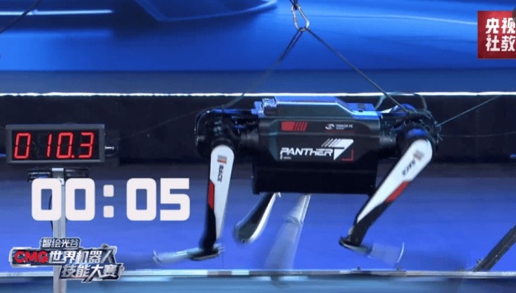 চীনের তৈরি রোবট কুকুর দৌড়াল উসাইন বোল্টের গতিতে!