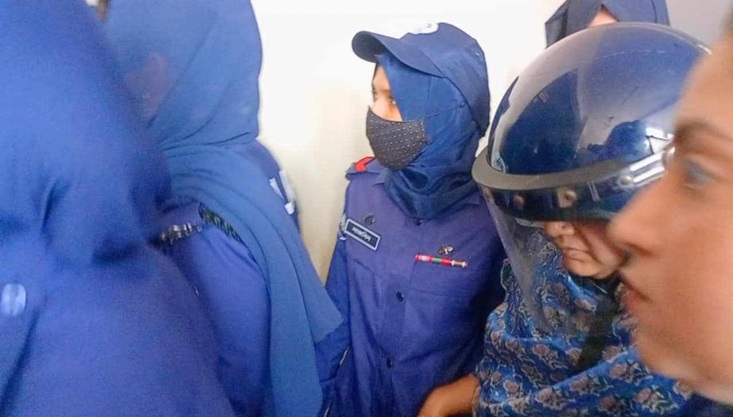 রিমান্ড শেষে সাবেক জনপ্রশাসন মন্ত্রীর স্ত্রী মোনালিসা কারাগারে