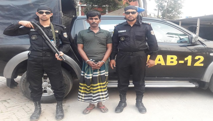 গাংনীতে গাঁজাসহ আটক-১