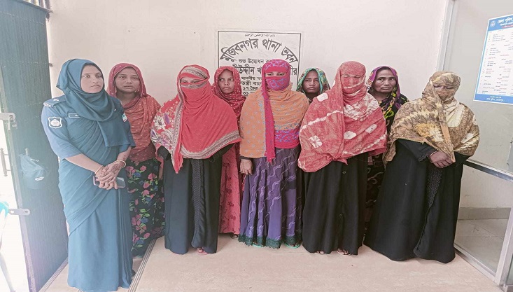 মুজিবনগরে জামায়াত ইসলামীর আটজন নারী কর্মী আটক