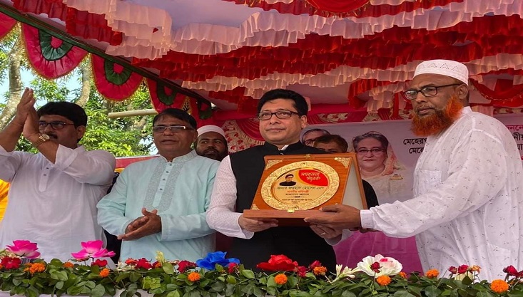 মেহেরপুর দারুল উলুম আহমেদিয়া ফাজিল মাদ্রাসার চারতলা ভবনের উদ্বোধন