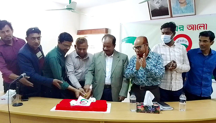 মেহেরপুরে দৈনিক সময়ের আলো পত্রিকার প্রতিষ্ঠাবার্ষিকী পালন