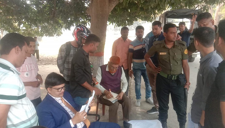 মুজিবনগরে ভ্রাম্যমান আদালতে জরিমানা