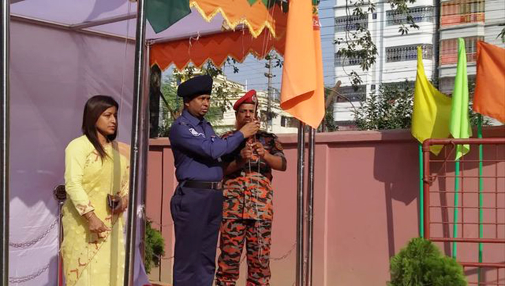 মেহেরপুরে ফায়ার সার্ভিস ও সিভিল ডিফেন্স সপ্তাহের উদ্বোধন