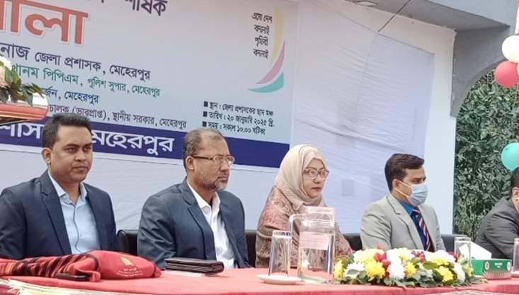 মেহেরপুরে তারুণ্যের ভাবনায় নতুন বাংলাদেশের শীর্ষক কর্মশালা অনুষ্ঠিত