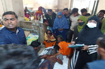 মেহেরপুরে ট্রাক্টরের ধাক্কায় রিকশা চালক আহত