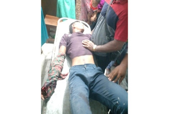 গাংনীতে সড়ক দুর্ঘটনায় যুবক আহত