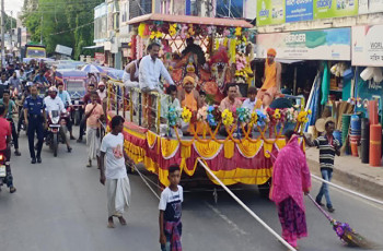 মেহেরপুরে উল্টো রথযাত্রা অনুষ্ঠিত