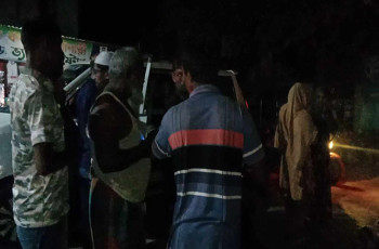 গাংনীতে সড়ক দুর্ঘটনায়  নিহত-১ ;  আহত-২