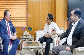 তথ্য ও সম্প্রচারমন্ত্রীর সঙ্গে মার্কিন রাষ্ট্রদূতের সাক্ষাৎ