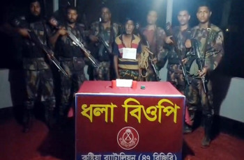 মেহেরপুর সীমান্তে হাতবোমাসহ একজন আটক, ভারতীয় মদ ও ট্যাবলেট উদ্ধার